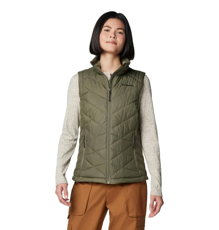 Columbia Women's Heavenly II Vest, Stone Green, Large