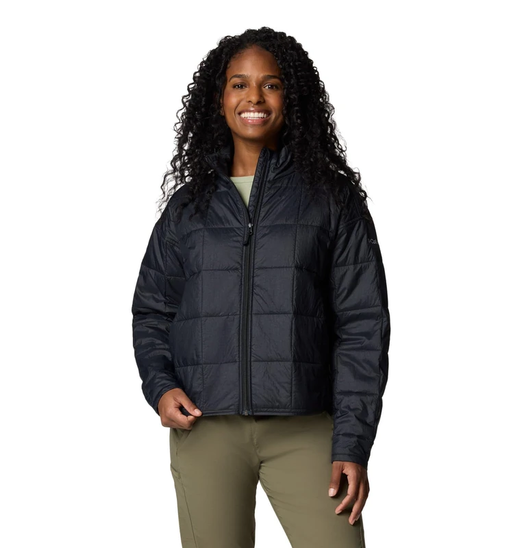 Columbia Women's Sienna Hill Quilted Jacket, Winter Jacket, Black, X-Small