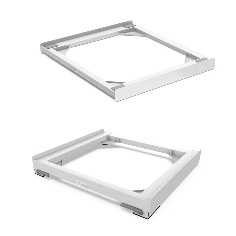 Meliconi | Moving Tower – 2-in-1 Kit to Stack Washer and Dryer. Includes a Stacking Kit and a Wheeled Base, Pre-Assembled, Made of Recycled Plastic, White, Supports up to 250 kg