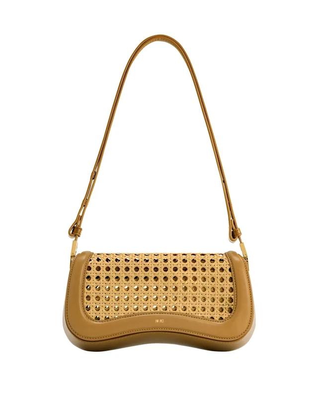 JW PEI Women's Joy Shoulder Bag - Faux Bamboo Brown