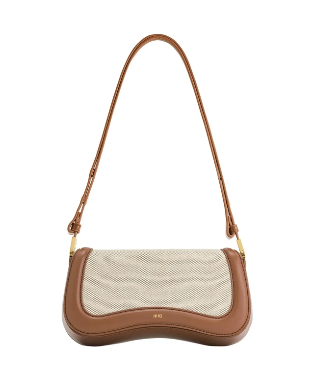 JW PEI Women's Joy Shoulder Bag - Brown Canvas