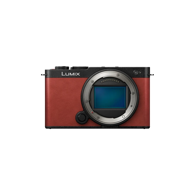 Panasonic Lumix S9, Full Frame Mirrorless Open Gate Vlogging Camera, Crimson Red, Body, 24.2MP, 6K /4K Video, 779 Point PDAF, Image Stabilisation, Free-Angle Screen, 5Ghz WiFi