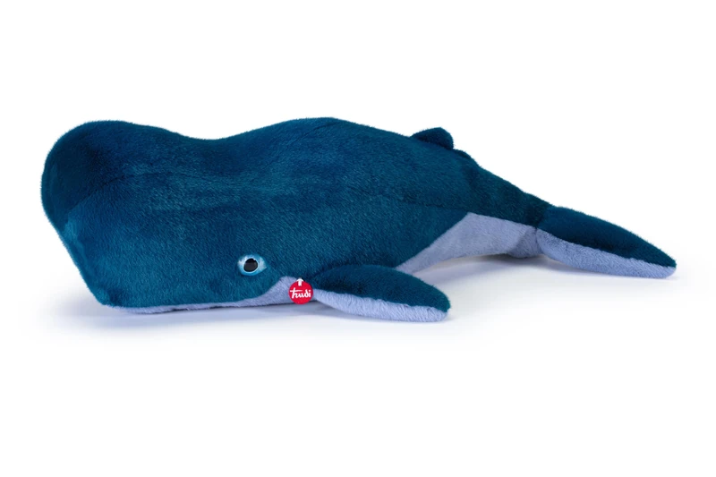 Trudi Spermwhale Plush sea gifts, underwater animals and beach. Xmas and birthday present | 115x36x54cm size XXL | Sealife Depth | model 26574