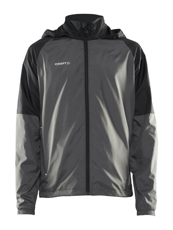 Craft Women's Core Unify Wind Jacket M, Granite/Black, XL