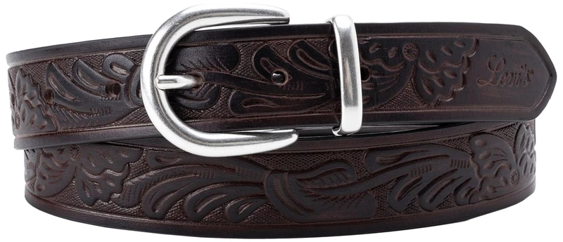 Levi's Women's Women'S Phoebe Belt Belt, DARK BROWN, 85