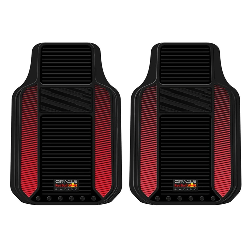 Red Bull Oracle Universal car mats set 'Heavy Duty' - 2-piece set - Black/Red - Image 1
