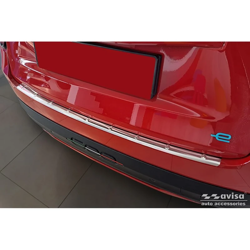Avisa Stainless Steel Rear bumper protector compatible with Fiat 600 Mild Hybrid / 600e 2023- 'Ribs'