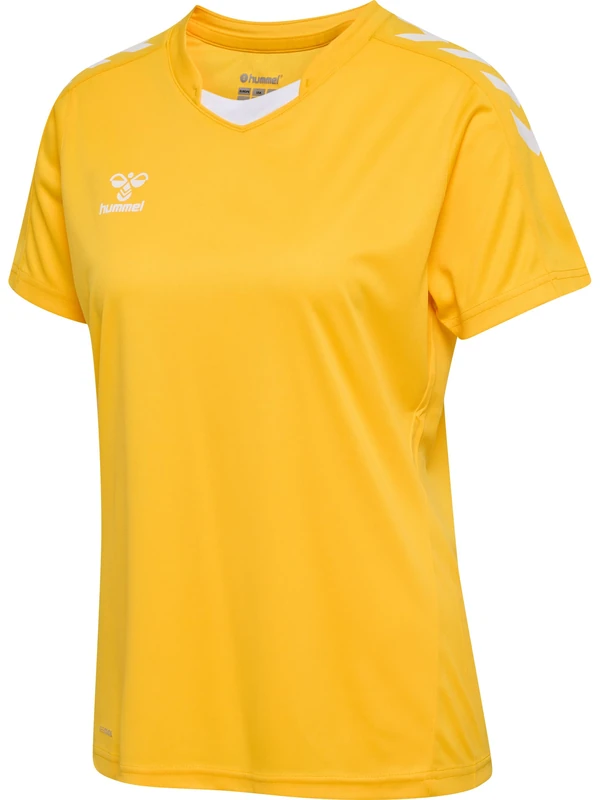 hummel hmlCORE XK Poly Jersey S/S Woman, Sports Yellow, L