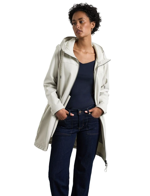Street One Women's A201953 Softshell Jacket, Frosty Grey, 40