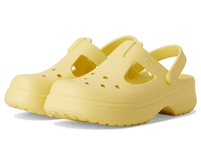 Crocs Unisex Kids Clog, Classic Mary Jane Clog K, Daylily, 3 UK Child