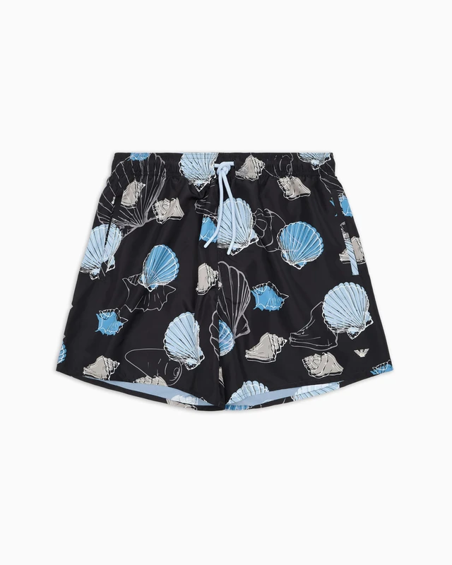 Emporio Armani MAN SEA Animals MID Boxer Black XS