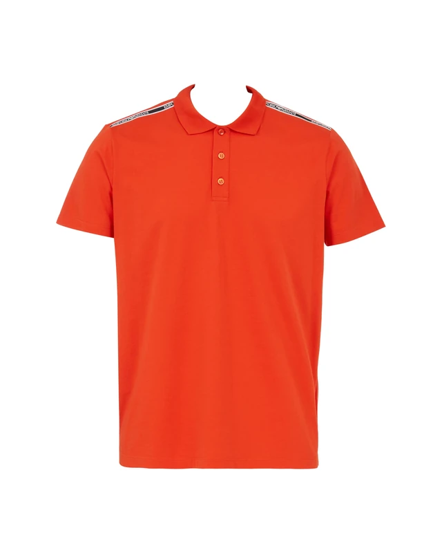 Emporio Armani MAN Logo Tape Polo Beachwear Red S