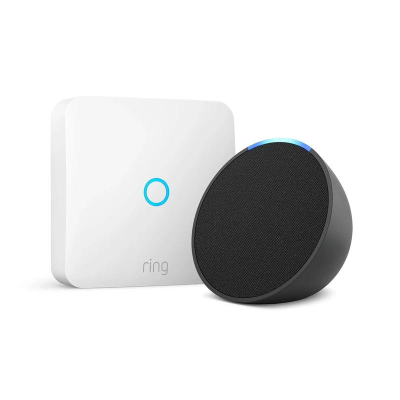 Echo Pop | Charcoal + Ring Intercom by Amazon | The ideal combination for a smarter home