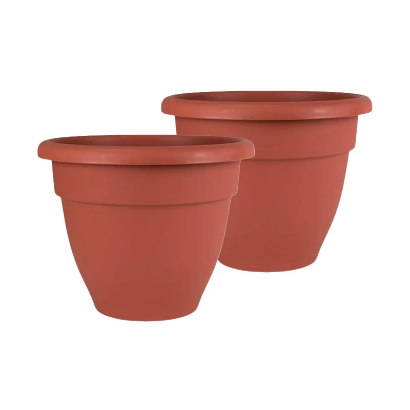 The HC Companies Planters, Clay, 16"
