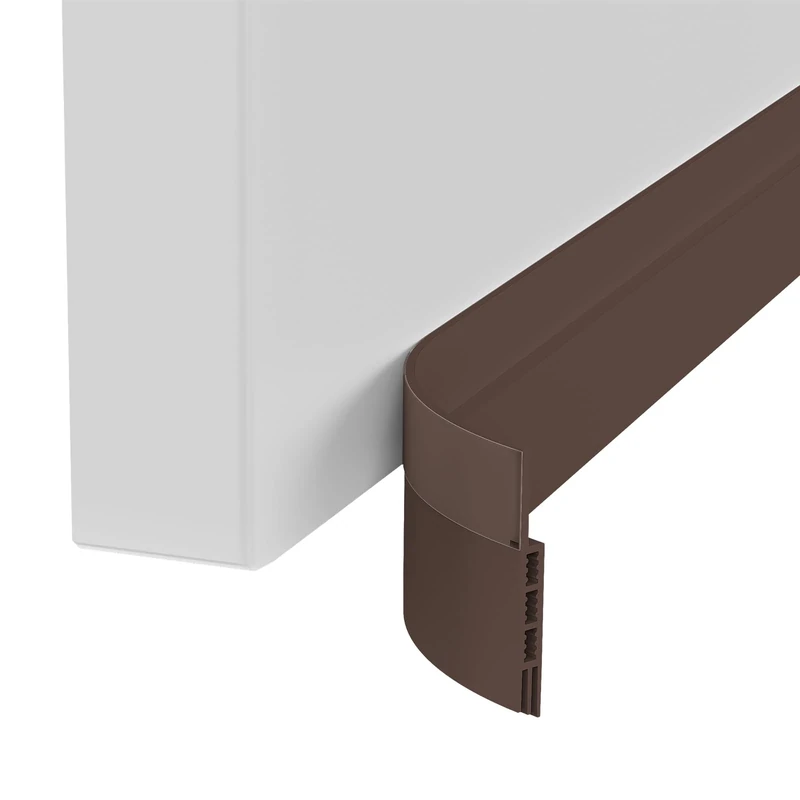 GRIFEMA GA4102 Draft Excluder for Doors, 100cm Self Adhesive Draught Excluder for Doors, Soundproof and Energy Saving, Ideal for Preventing Bugs, Brown