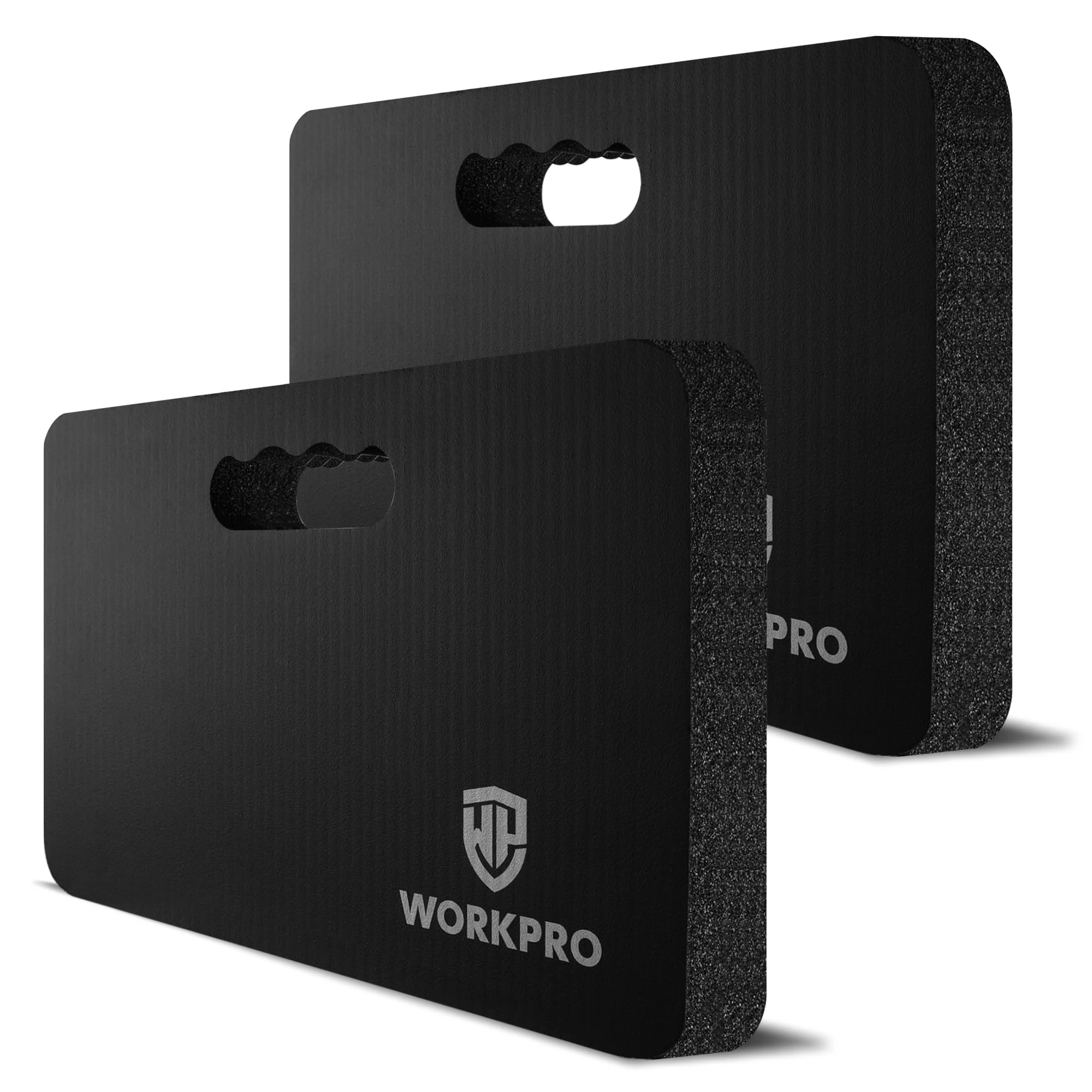 WORKPRO Kneeling Pad 2-pack, Large and Thick Garden Kneeler, Soft Foam Cushioning Waterproof Knee Pad for Gardening, Baby Bath, Yoga, Praying and Exercise