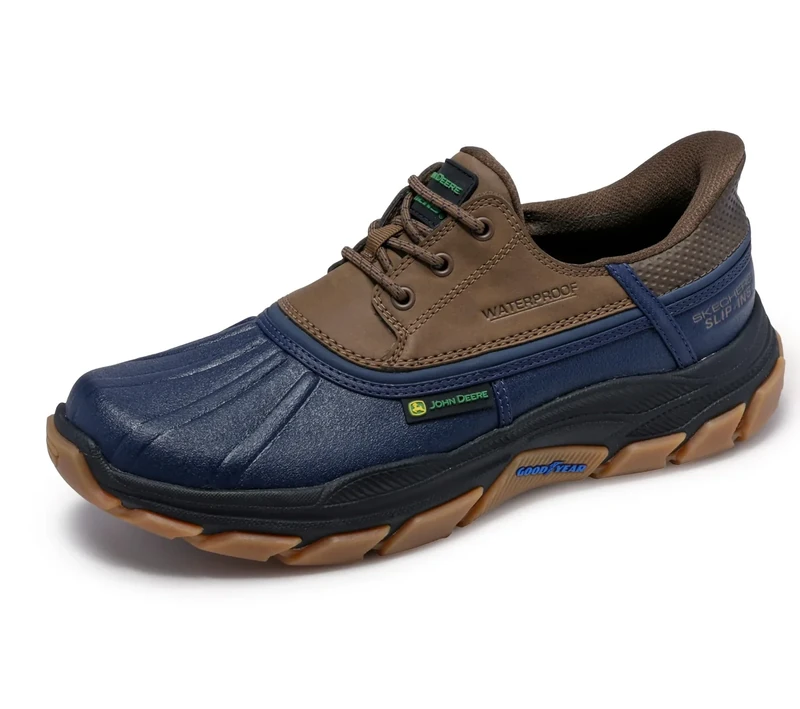 Skechers Men's x John Deere -RESPECTED TANZIER, Navy, 8.5