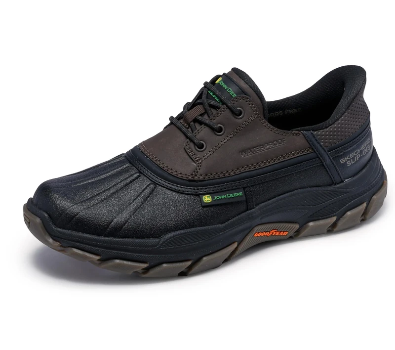 Skechers Men's x John Deere -RESPECTED TANZIER, Chocolate, 7.5
