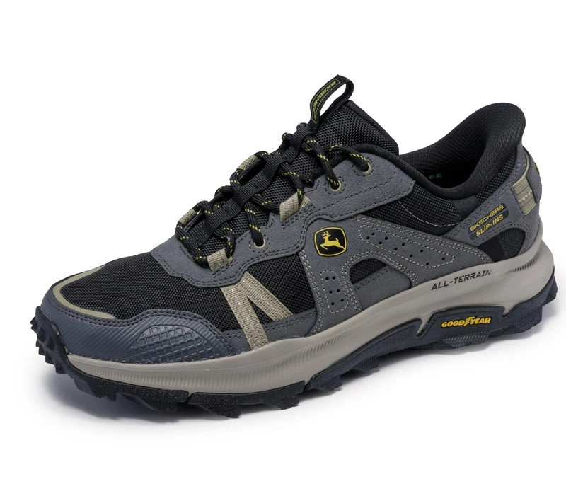 Skechers Men's x John Deere -Equalizer 5.0 Trail Harvester, Charcoal, 9