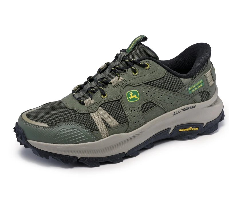Skechers Men's x John Deere -Equalizer 5.0 Trail Harvester, Green, 9