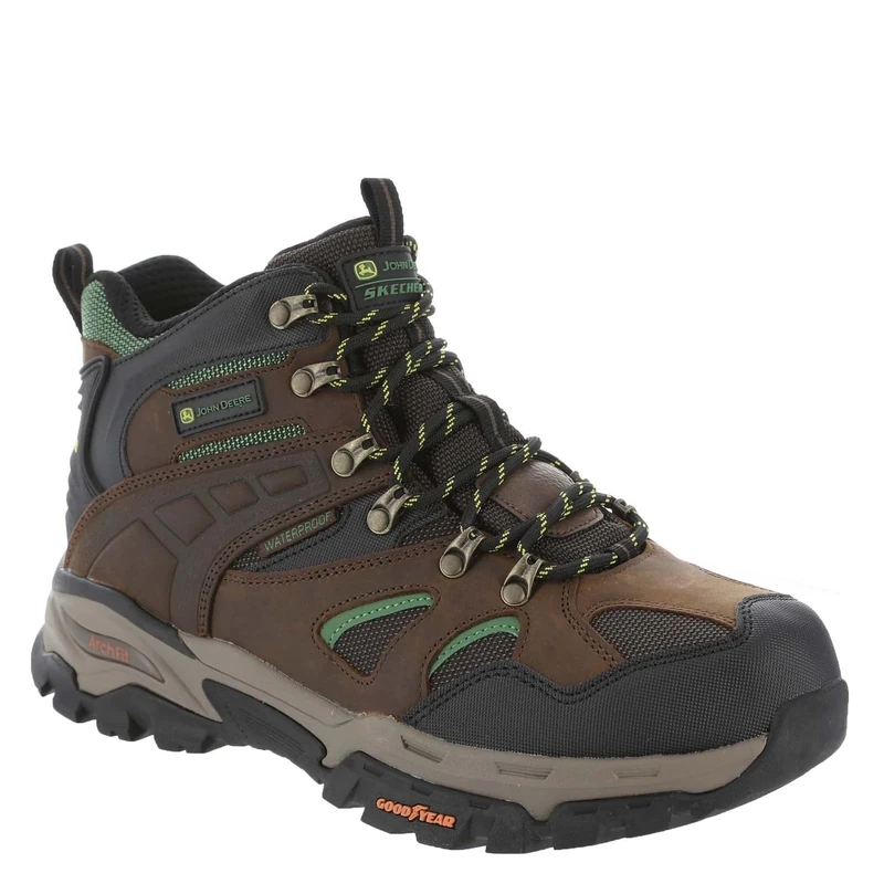 Skechers Men's x John Deere -ARCH FIT TARVER, Brown, 13