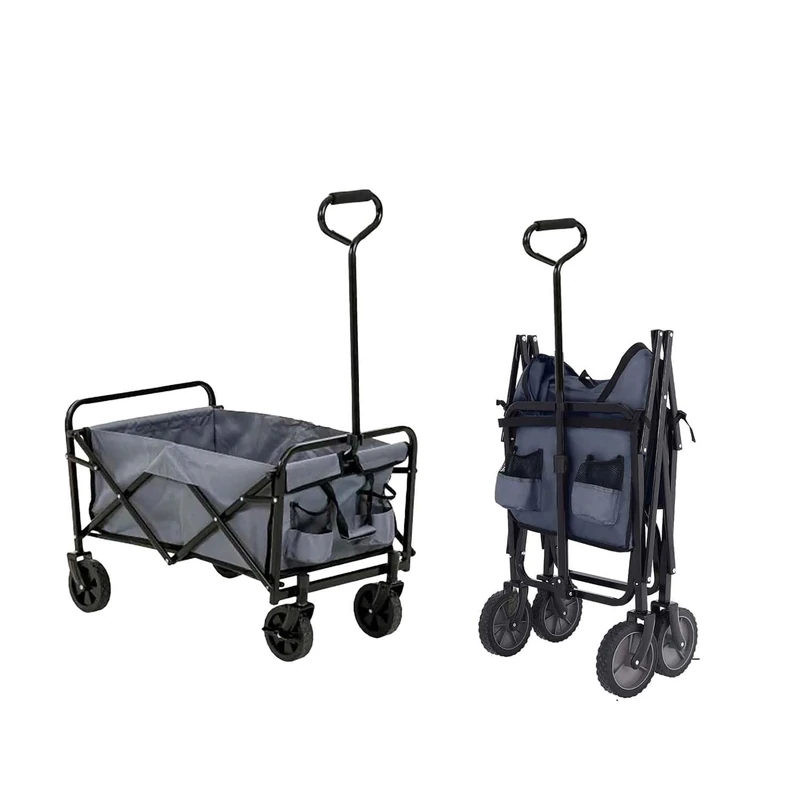 Avilia Cart, Alloy Steel, Black, 102,5 x 43 x 71 cm