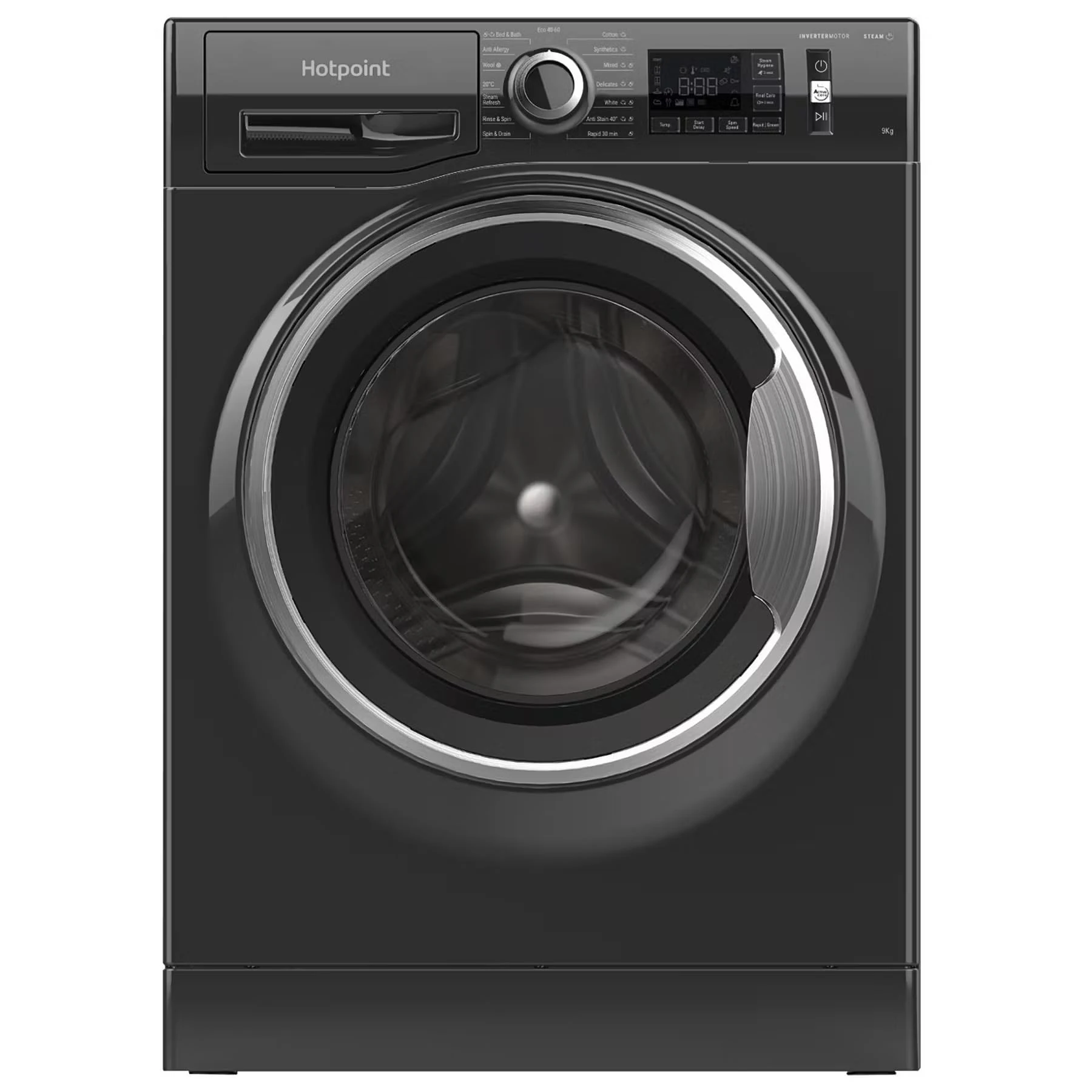 Hotpoint NM11948BCAUK 9kg Freestanding Washing Machine 1400rpm - Black