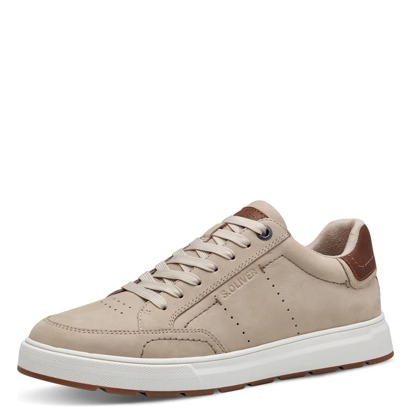 s.Oliver Men Herren Sneaker Low 5-13656-44, Taupe, 11 UK