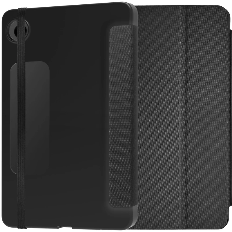 OtterBox React Folio Case for Samsung Galaxy Tab A9, Shockproof, Drop proof, Ultra-Slim Protective Folio Case, Tested to Military Standard, Black, Non-Retail Packaging