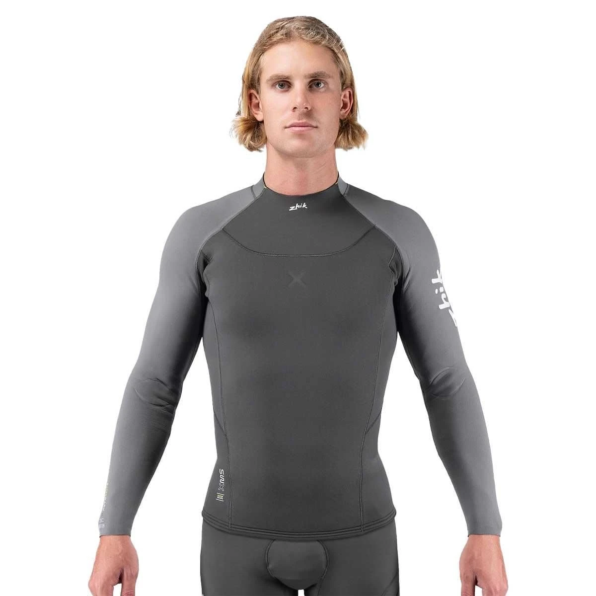 Zhik Mens Superwarm X Neoprene Wetsuit Top - Grey