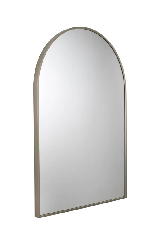 Croydex Brass Effect Framed Arch Mirror - Elegant Gold Arch Design, Safety Backed Glass, Fittings & Fixings Included, Ready Assembled - Perfect Bathroom Mirror, Bedroom Decor, Mirror for Living Room