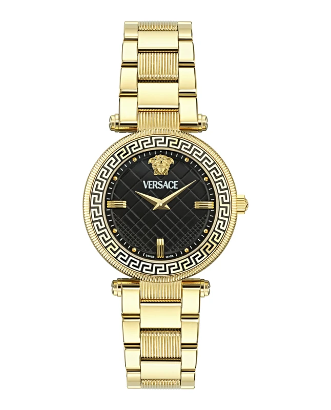 Versace Damen Analog Quarz Armbanuhr Reve