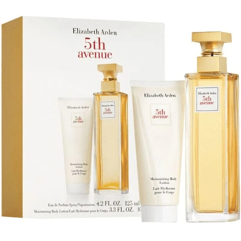 Elizabeth Arden 5TH AVENUE Eau de Parfum 125ml 2-piece Gift Set, floral woody perfume, luxury fragrance gifting for women