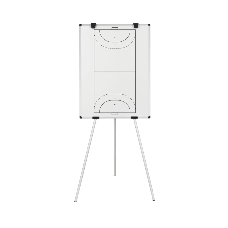 Bi-Office Kyoto Easel with Magnetic Handball Printed Whiteboard - 900x600mm - Lacquered Steel Printed Surface, Aluminium Frame