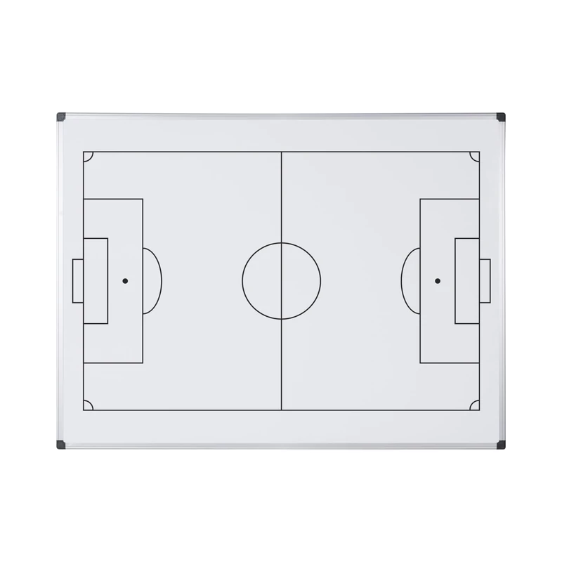 Bi-Office Maya Magnetic Football Printed Whiteboard - 900x600mm - Lacquered Steel Printed Surface, Aluminium Frame