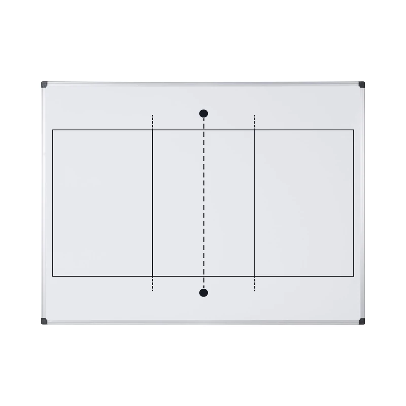 Bi-Office Maya Magnetic Volleyball Printed Whiteboard - 900x600mm - Lacquered Steel Printed Surface, Aluminium Frame