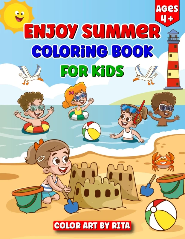 Enjoy Summer Coloring Book For Kids