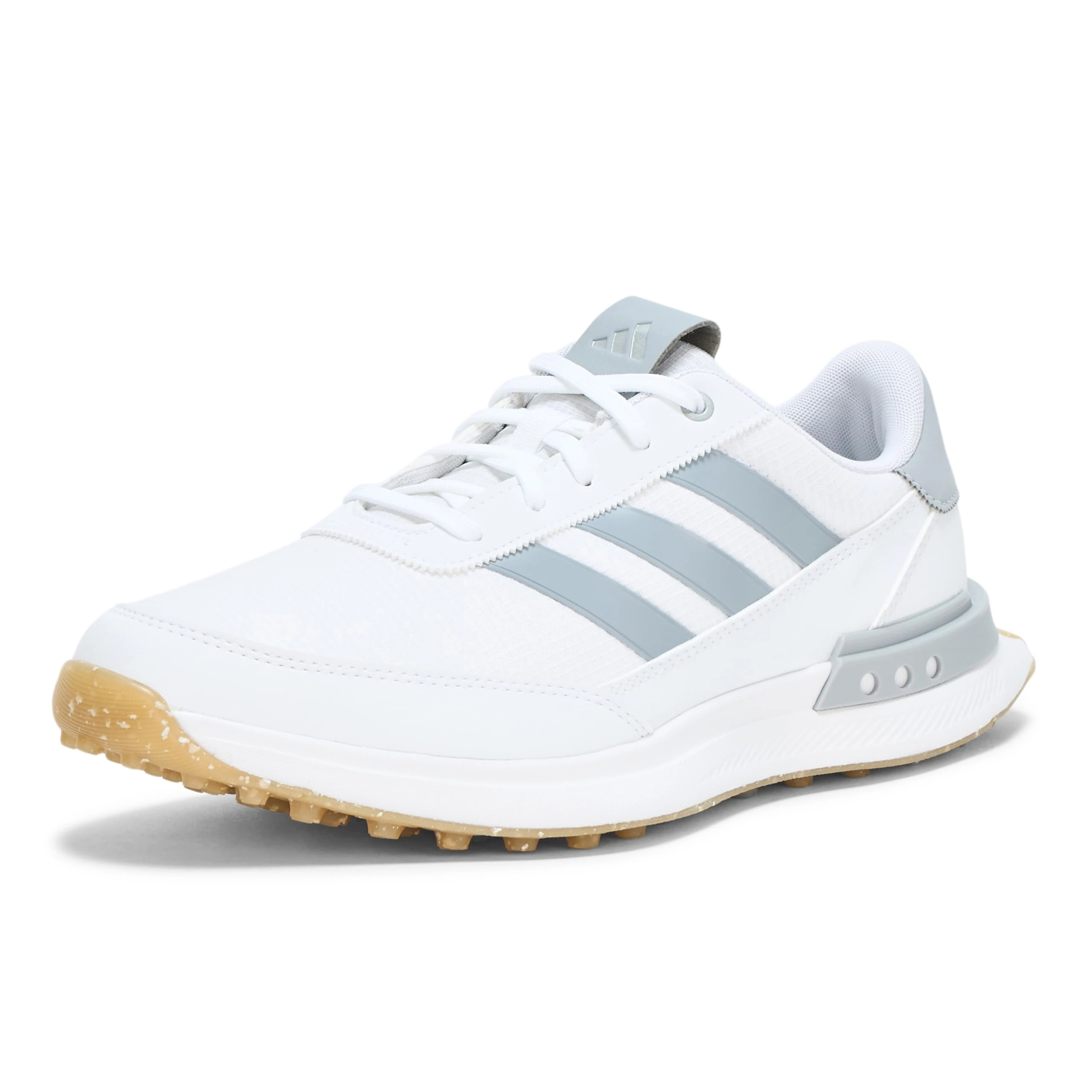 adidas Men's S2G Spikeless 24 Golf Shoes, Footwear White/Halo Silver/Gum 4, 6.5 UK