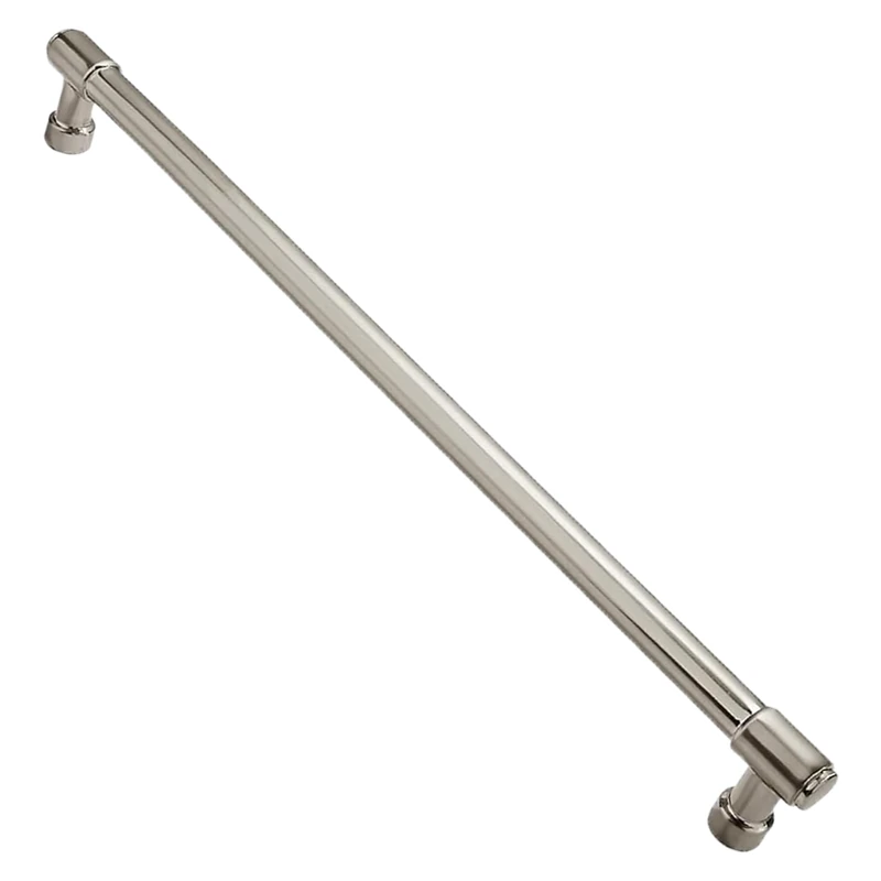 ZAUYX Solid Heavy Duty Jasper Pull 1-Pack Brushed Satin Nickel Appliance Pulls 18 Inch Cabinet Pulls Extra Long Kitchen Cabinet Handles Cabinet Hardware Kitchen Handles for Drawer Cupboard Handles
