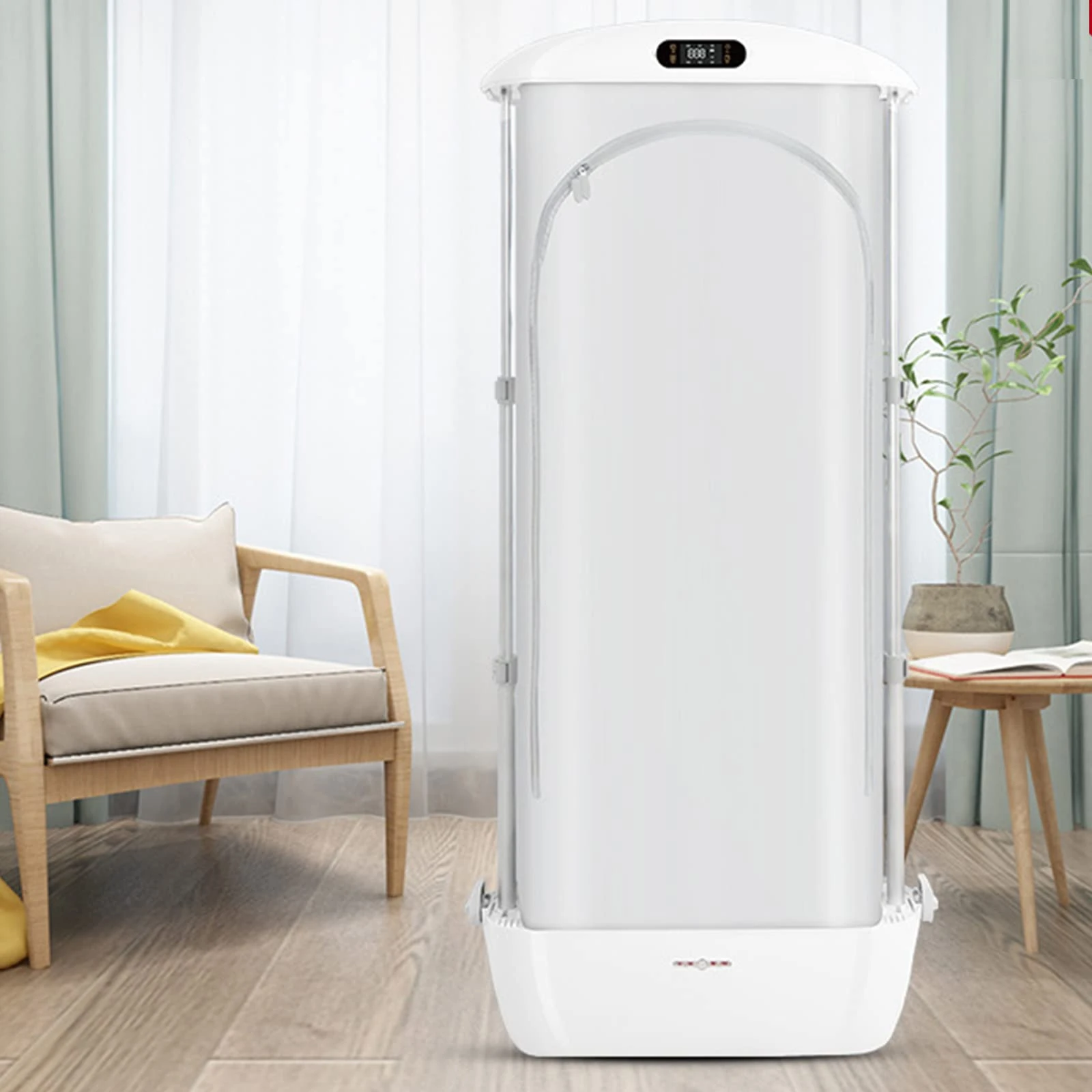 Generic Ironing Clothes Folding Wrinkle Removal Machine - Portable Dryer with Automatic Ironing Feature