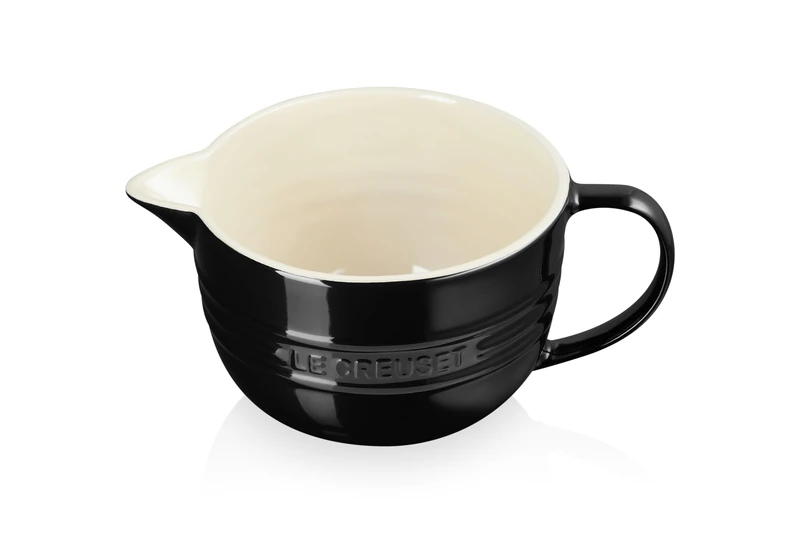 Le Creuset Stoneware Mixing Jug 2 Litre Black Onyx 70106201400002 Black Onex
