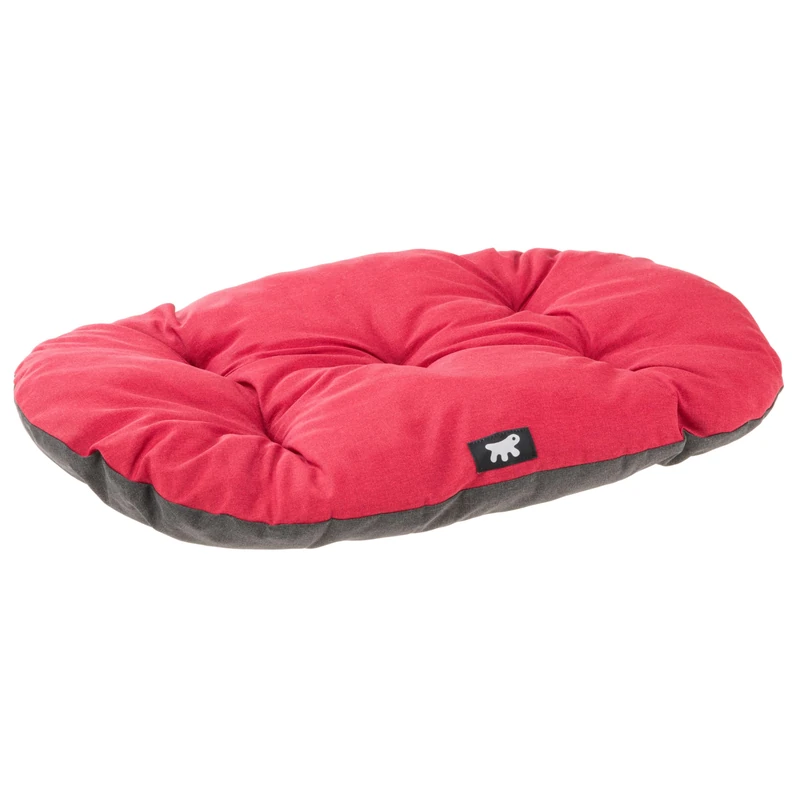 Ferplast Dog Bed Large Dog Cushion Washable Pet Mattress in Cotton with Soft Padding, 100 x 63 cm. Red