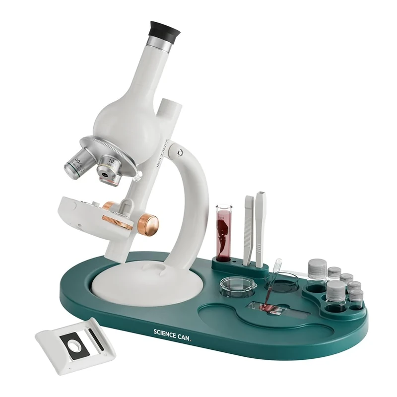 ScienceCan Microscope 16000 Laboratory Set (29-Piece Laboratory Station with Microscope and Extensive Laboratory Equipment) 1601162023de0001