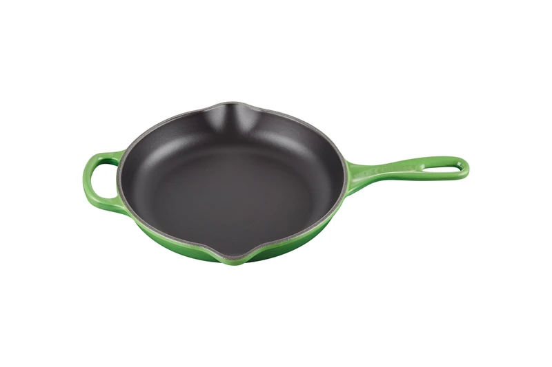 LE CREUSET Signature 20182234080422 Cast Iron Round Frying and Serving Pan Diameter 23 cm Suitable for All Hobs Including Induction 1.93 kg Bamboo
