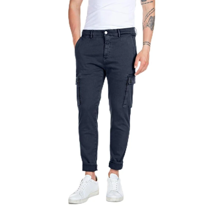 Replay Men's Jaan Jeans, 010 Blue, 28 W/ 30 L