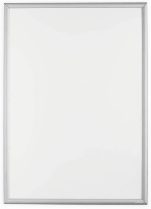 Durable A1 Aluminium Snap Frames - Wall Mountable with Self-Adhesive Pads or Screws - Silver - Pack of 1 - Ideal for Displaying Menus, Posters, and More