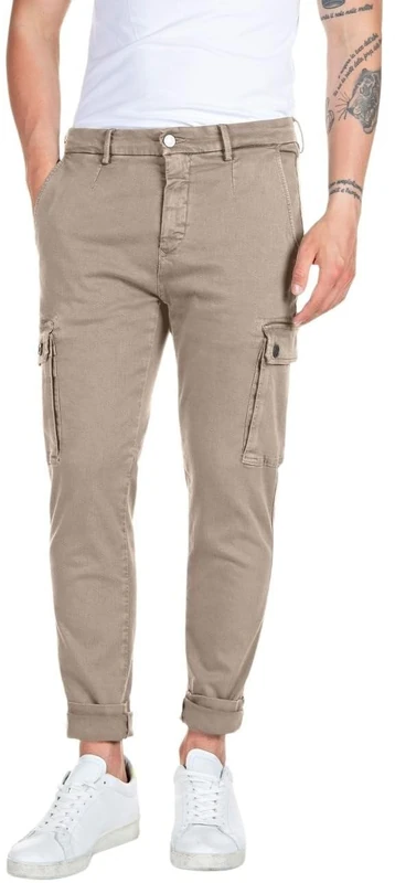 Replay Men's Jaan Jeans, 020 Sand, 40 W/34 L - Image 1