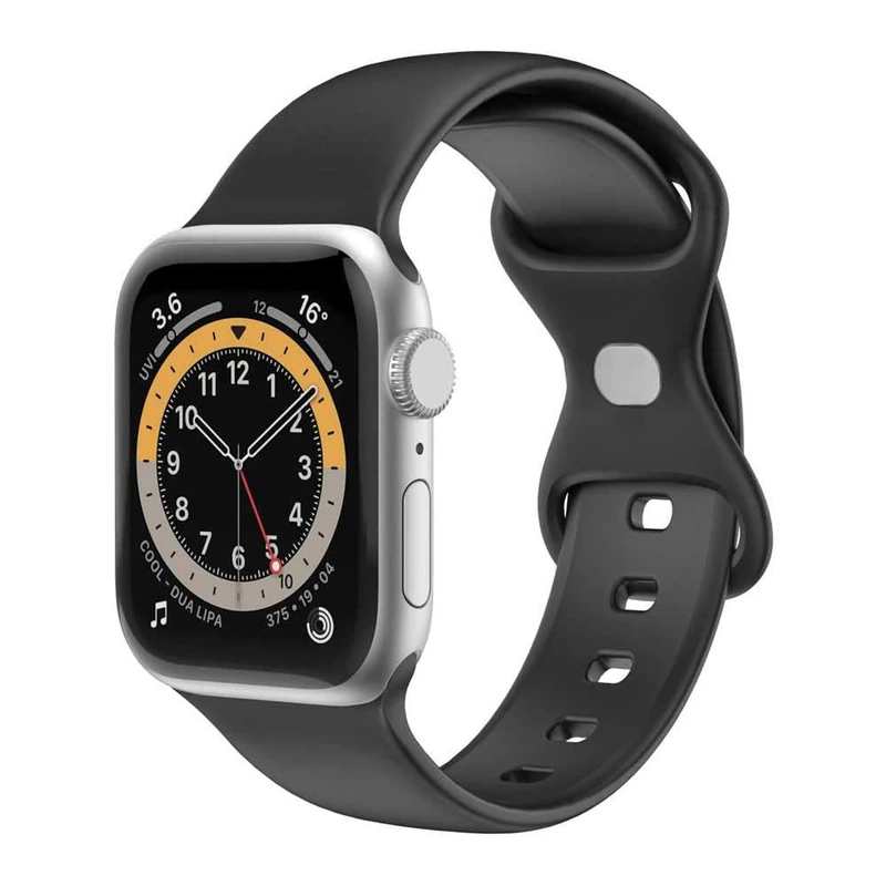 Celly WBANDSIL44BK Watch Strap