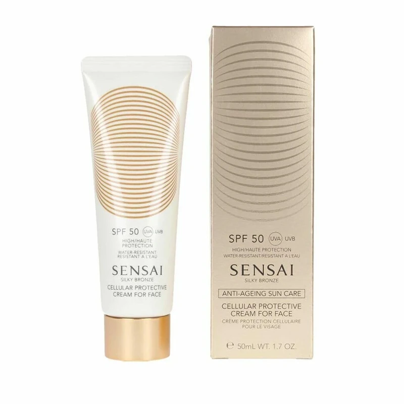 SENSAI Silky Bronze Protective Suncare Cream for Face SPF50+ 50 ml