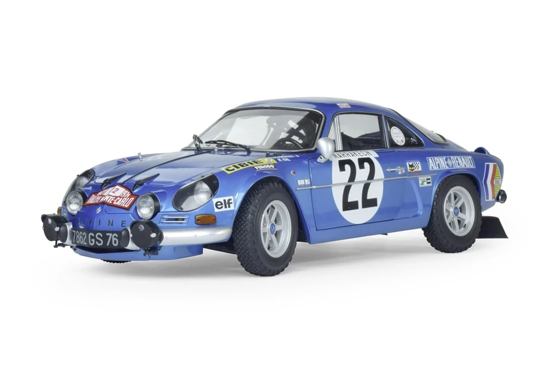 IXO Collections 1:8 IXO Renault Alpine A110 Rally (WB) Model Making, Scale Modeling, Model Kits, Model Kits, Light Function, Building Kit